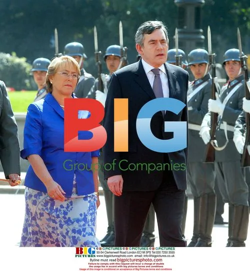 UK PM Brown meets Chile President Bachelet