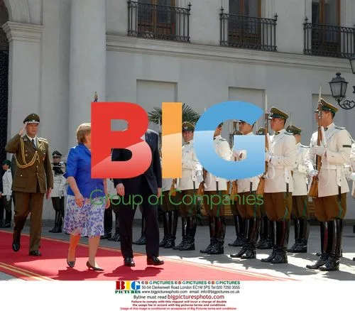 Gordon Brown meets Michelle Bachelet in Chile