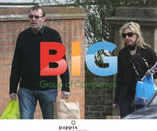 Andrew Morton, biographer of Diana, spotted out walking home