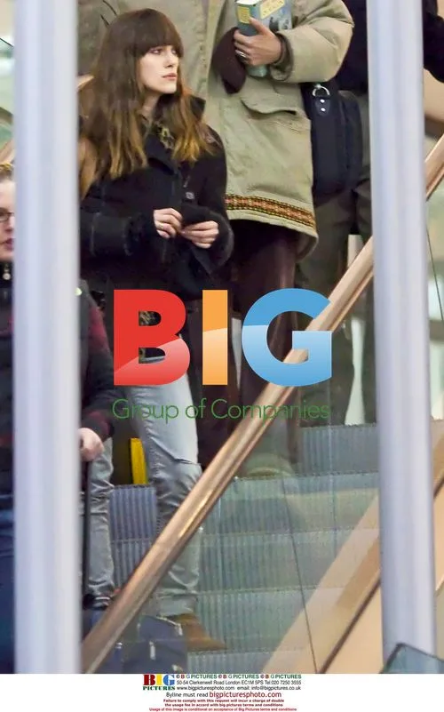Keira Knightley visits boyfriend Rupert Friend in Regina