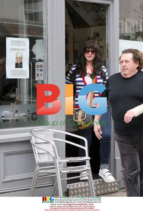 Natalie Cassidy visits hairdresser