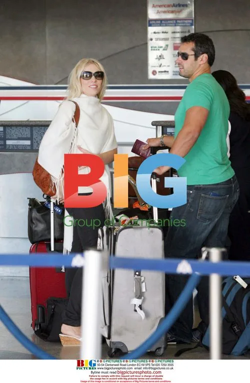 Newlywed Natasha Bedingfield and Husband Depart LAX