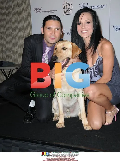 Cory Feldman, wife Susie at Genesis Awards