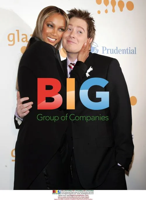 Tyra Banks and Clay Aiken at GLAAD Awards