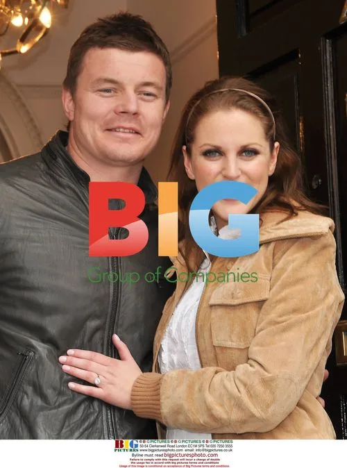 Brian O'Driscoll and Amy Huberman Engagement