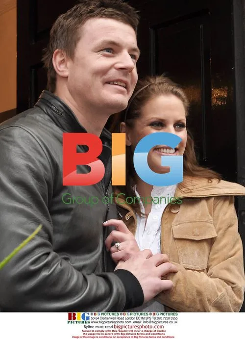 Brian O'Driscoll and Amy Huberman Engagement