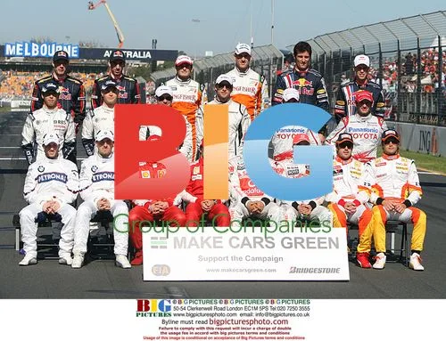 F1 Drivers Photo in Melbourne, Australia