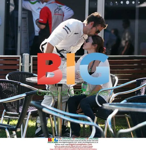 Jenson Button and GF Jessica Michibata