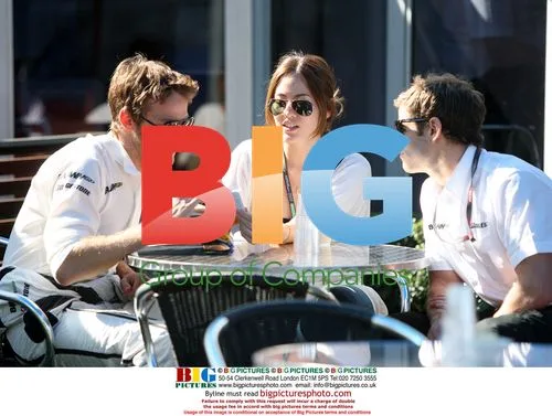 Jenson Button and girlfriend Jessica Michibata