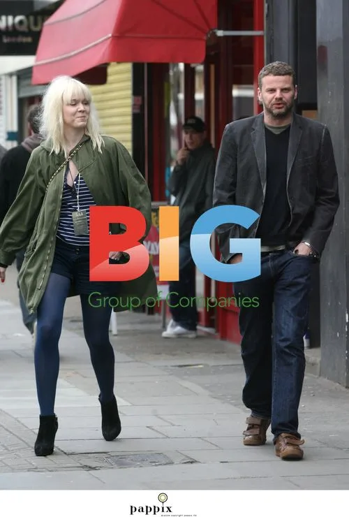 ED SIMONS WITH MYSTERY WOMAN IN LONDON