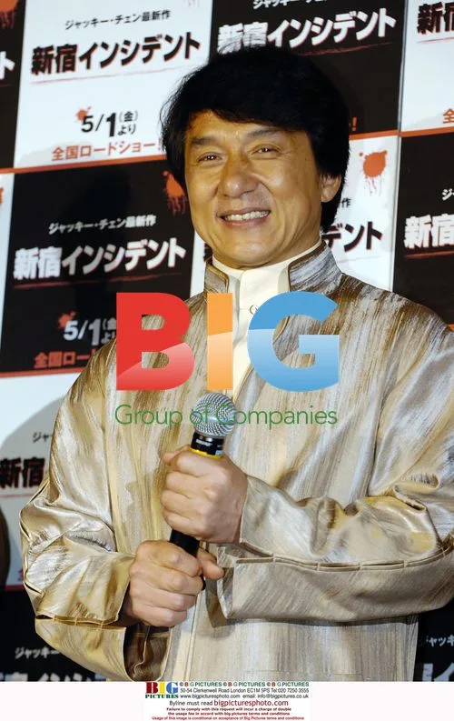 Jackie Chan at "Shinjuku Incident" Japan Premiere