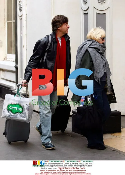 TV Presenters Richard Madeley and Judy Finnigan at Paddington