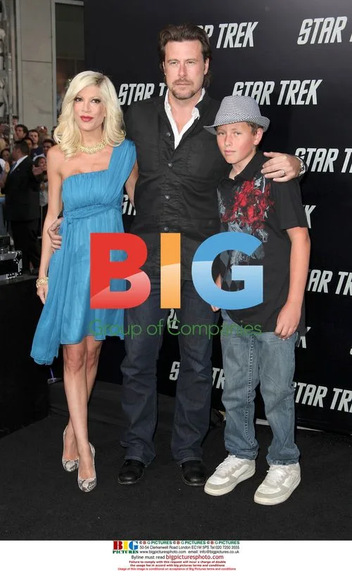 Tori Spelling, Dean McDermott & Jack at 'Star Trek' Premiere