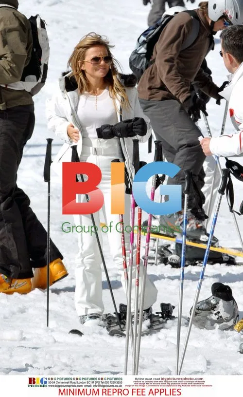 Geri Halliwell with new boyfriend in French Alps