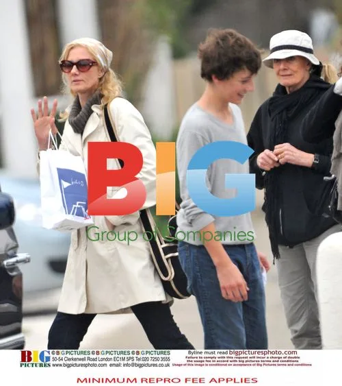 Liam Neeson with sons on Easter holiday