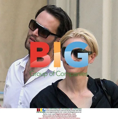 Tilda Swinton out with artist partner