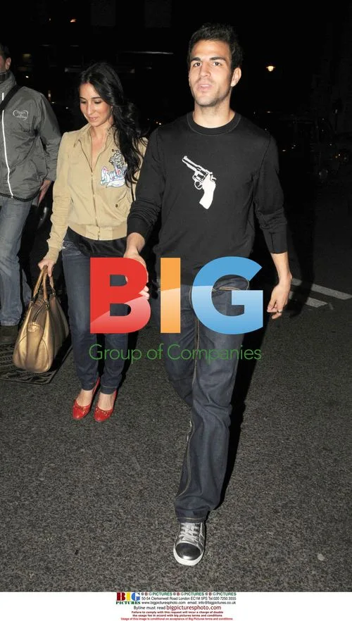 Cesc Fabregas and Tomas Rosicky night out