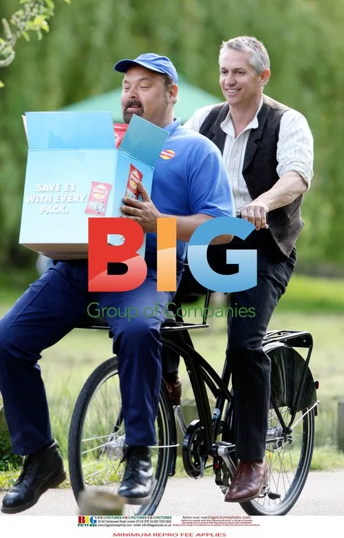 Cat Deeley and Gary Lineker Film Walkers Ad
