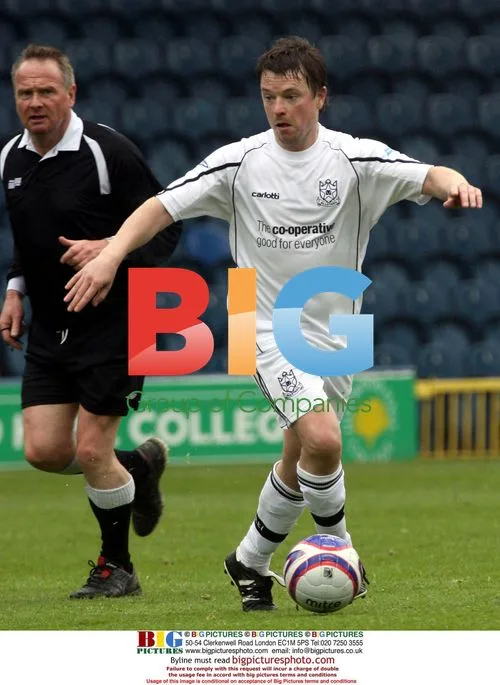 Craig Kelly at Allstar charity football match
