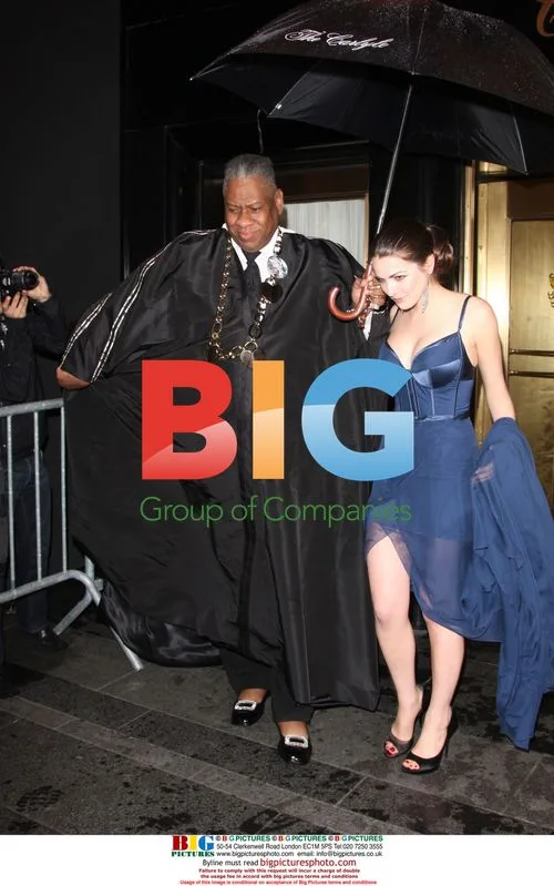 Andre Leon Talley and Bee Schaffer at Costume Gala