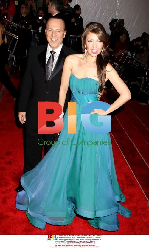 Tommy Mottola and Thalia at Met Gala