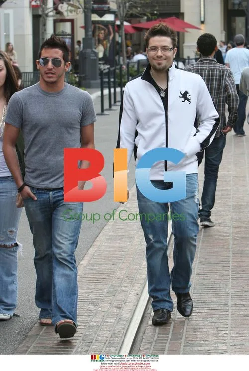 Danny Gokey shops at The Grove Mall