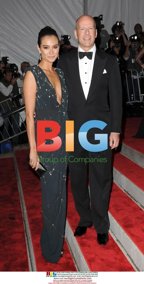 Emma Hemming and Bruce Willis at Met Gala