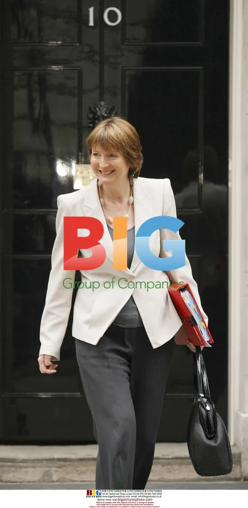 Harriet Harman Leaves No. 10 Downing St.