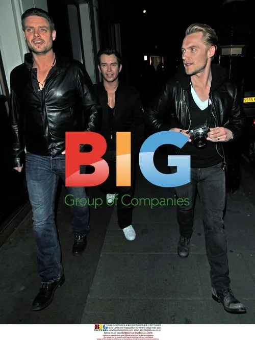 Boyzone Members Leaving Nobu in London