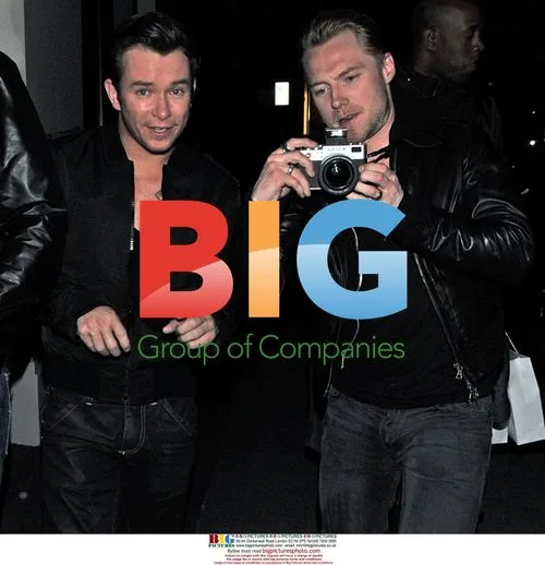 Boyzone Members Leaving Nobu in London