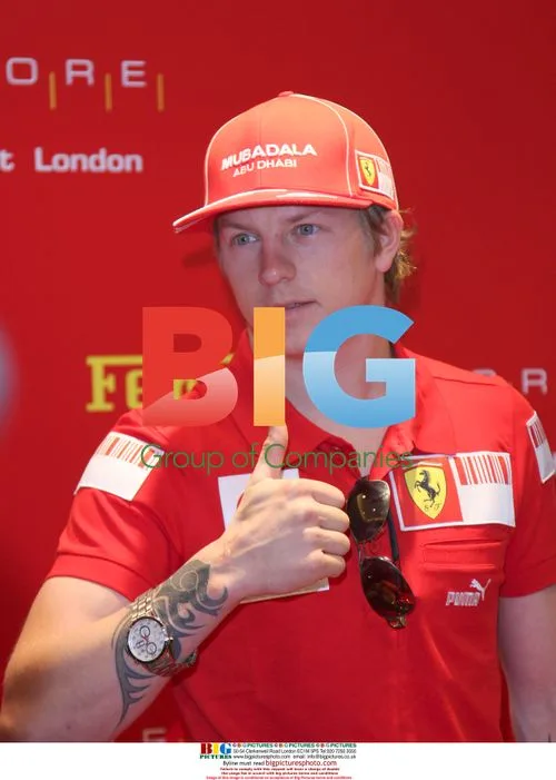 Kimi Raikkonen at Ferrari Store Opening