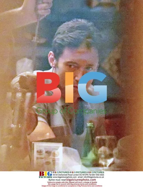 Hugh Jackman Enjoys Dinner in Rio