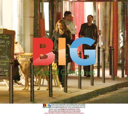 Elsa Pataky and Olivier Martinez in Paris
