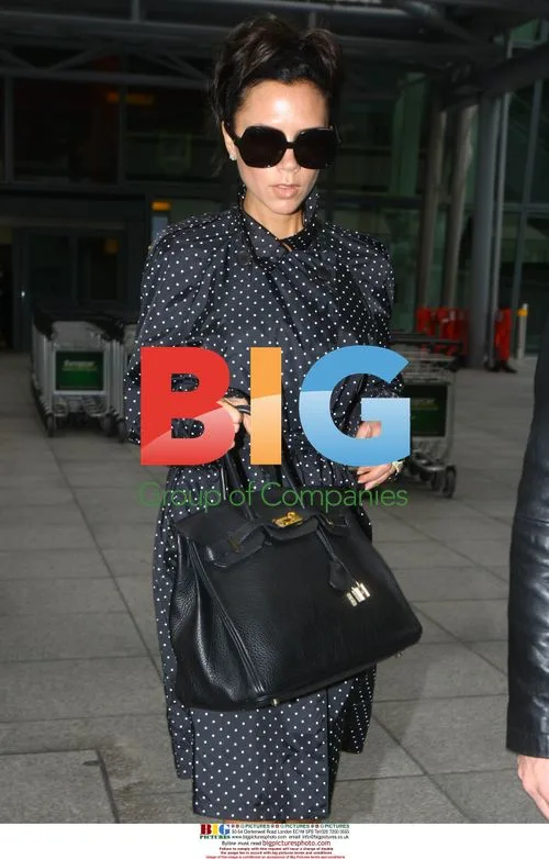 Victoria 'POSH' Beckham at Heathrow Airport