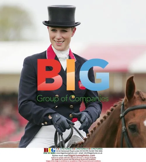 Zara Phillips and horse at Badminton Horse Trials