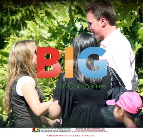 Geri Halliwell and Henry Beckwith at Wildlife Park