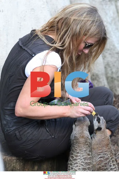 Geri Halliwel and Henry Beckwith at Wildlife Park