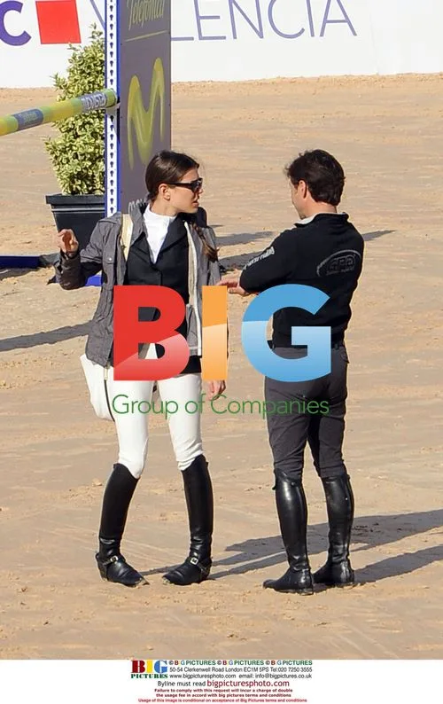 Carlota Casiraghi at Horse Tournament in Valencia