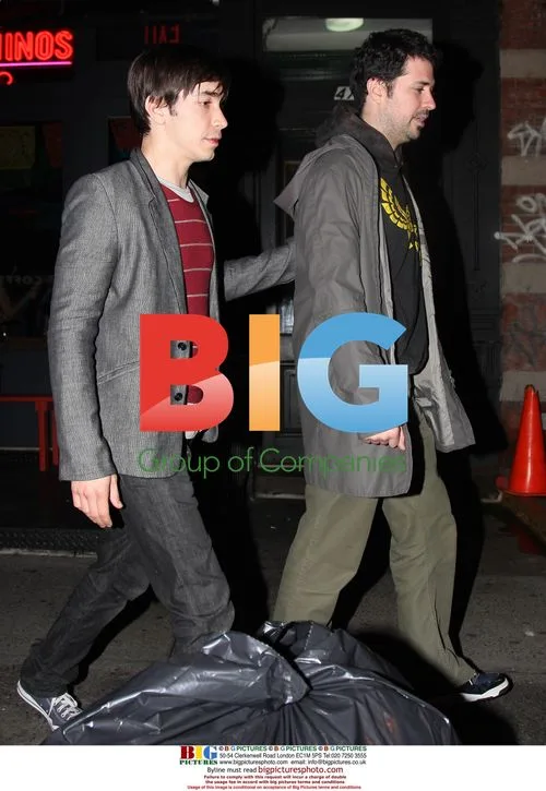 Drew Barrymore and Justin Long Leaving Dinner