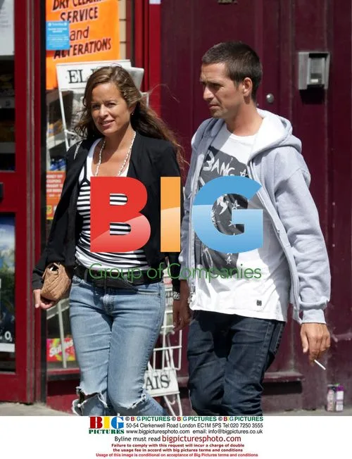 Jade Jagger and Dan Williams in West London