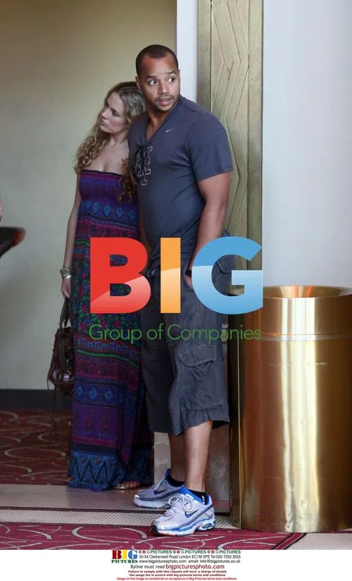 Donald Faison & Cacee Cobb at The Grove