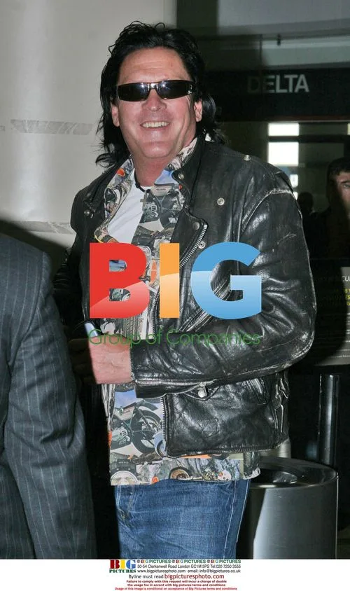 Michael Madsen departs LAX airport