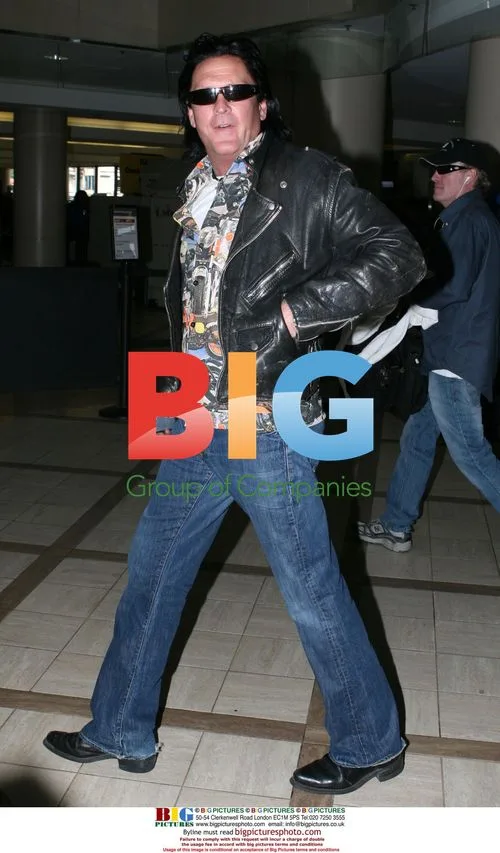 Michael Madsen departs LAX Airport