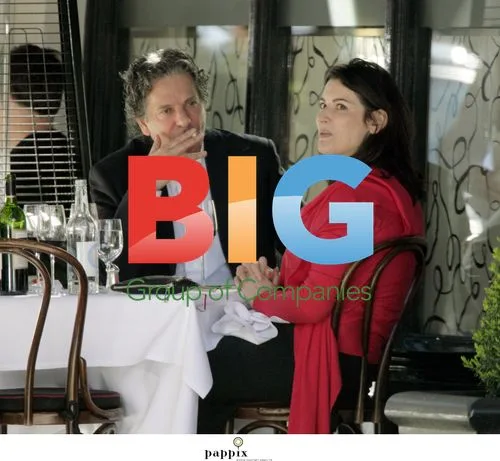 Nigella Lawson and husband at restaurant