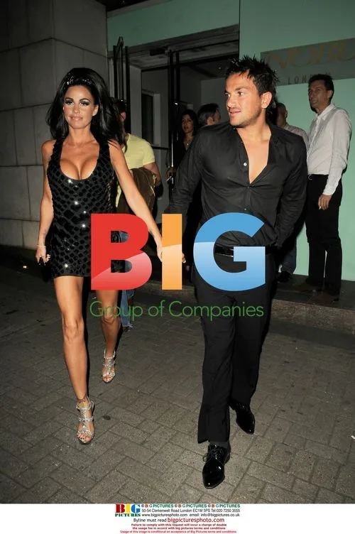 Katie Price and Peter Andre Leave Nobu