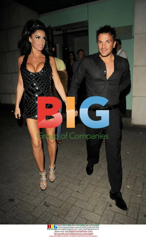 Katie Price and Peter Andre Leave Nobu Bar
