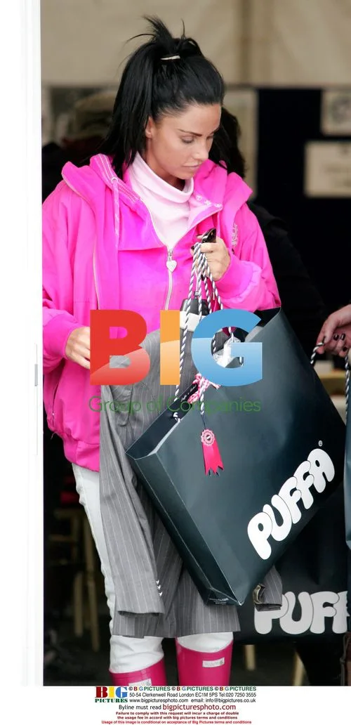 Katie Price at Badminton Horse Trials