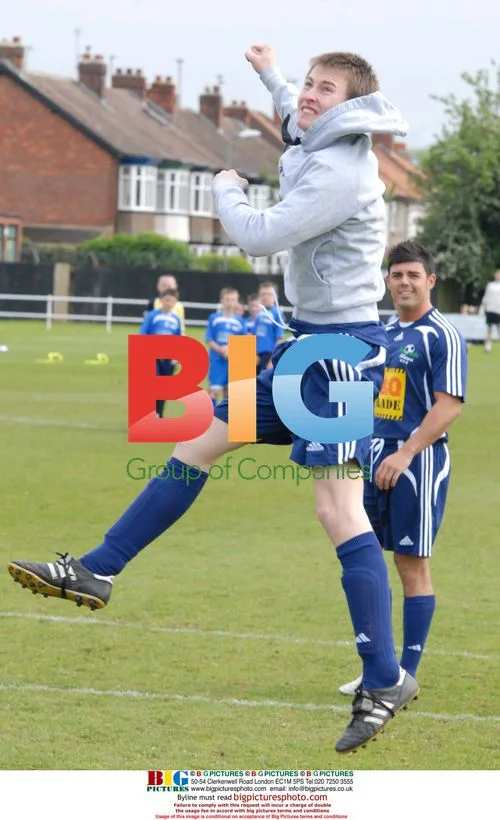 Emmerdale and Shameless actors play charity football
