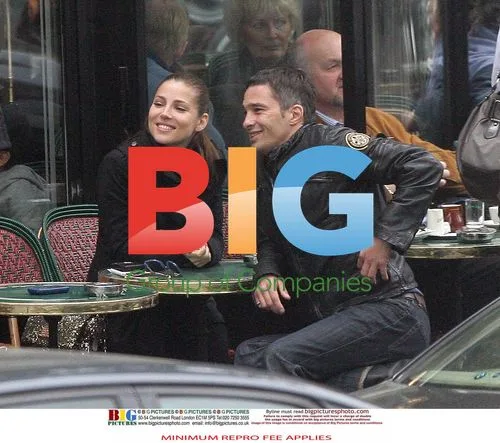 Actress Elsa Pataky and Olivier Martinez in Paris