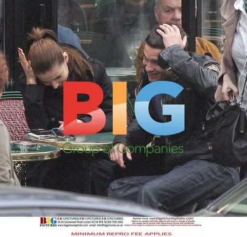 Elsa Pataky and Olivier Martinez in Paris